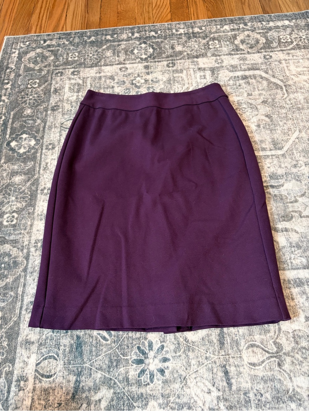Coldwater Creek Deep Purple Pencil Skirt